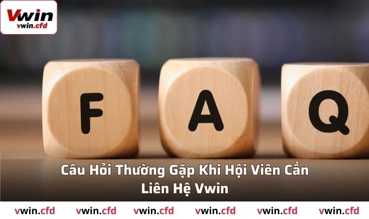 Câu hỏi thường gặp khi hội viên cần liên hệ VWIN