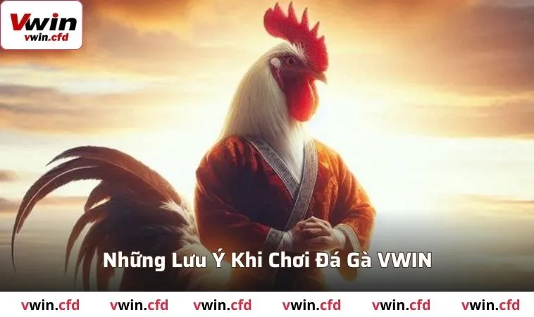 Đá Gà VWIN - Trải Nghiệm Giải Trí Không Thể Bỏ Qua 2025 3 Những lưu ý khi chơi đá gà VWIN